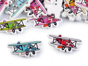 Kinderknopf dekorativ - Flugzeuge